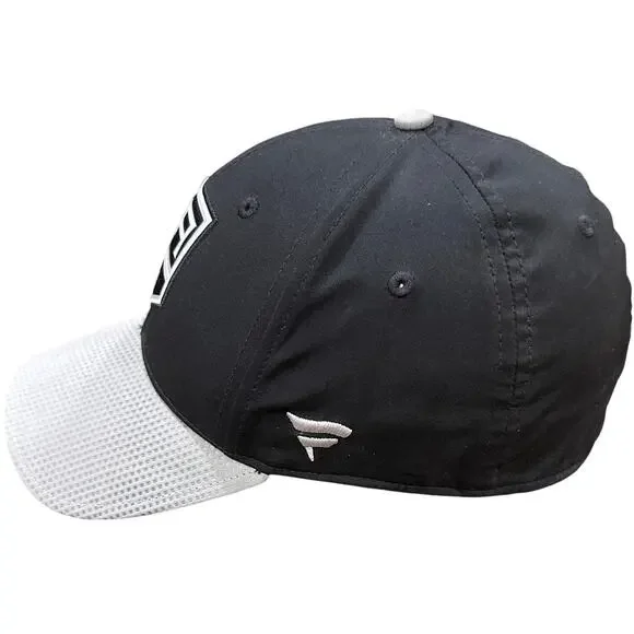 Fanatics LA Kings Authentic Pro Hat Mens S/M Black Gray Flexfit NHL - Picture 2 of 8
